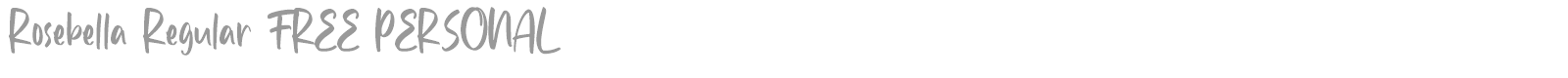 RoseBella font preview